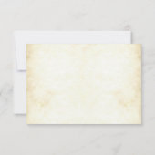 Bruiloft shabby RSVP kaarten - PARIS FRANKRIJK (Achterkant)