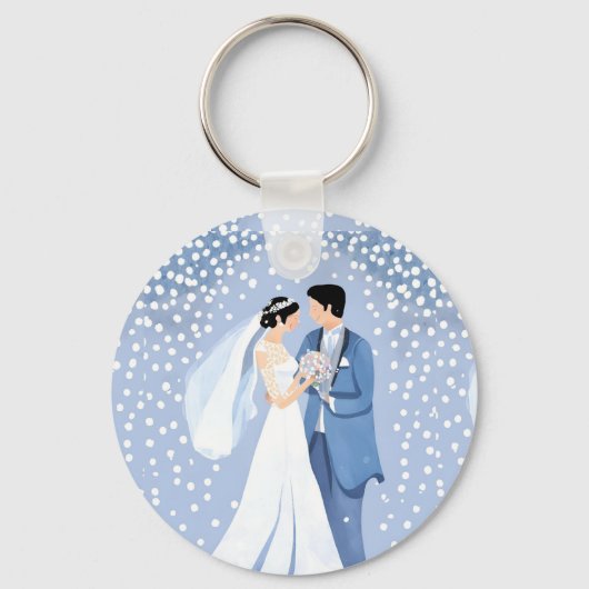 Bruiloft Sleutelhanger 2 (Voorkant)