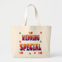 BRUILOFT SPECIAAL GROTE TOTE BAG