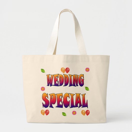 BRUILOFT SPECIAAL GROTE TOTE BAG (Voorkant)