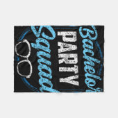 Bruiloft Squad Team Bruid Bruidegom Fleece Deken (Voorkant (Horizontaal))