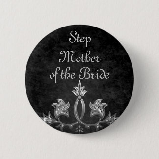 Bruiloft Stap Moeder bruid Ronde Button 5,7 Cm