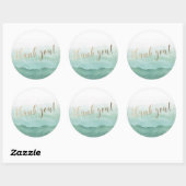 Bruiloft Stickers Dank u (Vel)