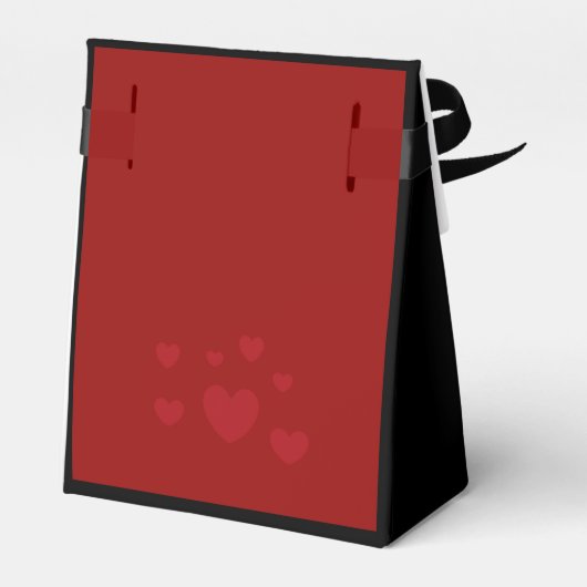 Bruiloft taart doos door dalDesign Bedankdoosjes (Achterkant)