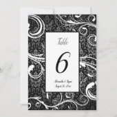 Bruiloft Tafel Nummers Southern Belle Magnolia Kaart (Voorkant)