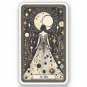 Bruiloft Tarot Bruid Sticker (Voorkant)