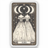 Bruiloft Tarot bruiden Sticker (Voorkant)