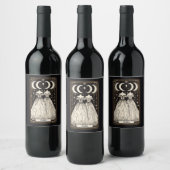 Bruiloft Tarot bruiden Wijn Etiket (Flessen)