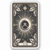 Bruiloft Tarot Verloving Ring Sticker (Voorkant)