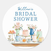 Bruiloft Thee Feest Stickers (Voorkant)