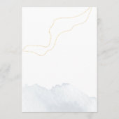 Bruiloft Tijdlijn Moderne Iconen en Route Programma (Achterkant)