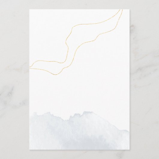 Bruiloft Tijdlijn Moderne Iconen en Route Programma (Achterkant)