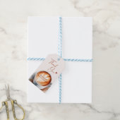 Bruiloft Trouwerij Bruiloft Koffie Cadeaulabel (Met Touw)