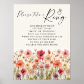 Bruiloft Trouwerij Ring Spel Bord Poster (Voorkant)