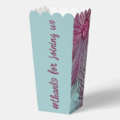 Bruiloft Turquoise en Lavenders Bedankdoosjes (Achterkant)