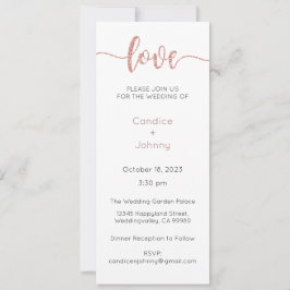 Bruiloft uitnodiging, bruiloft Briefpapier, hart Kaart