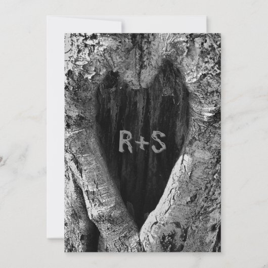 Bruiloft uitnodiging met moderne typografie op ber (Achterkant)