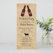 Bruiloft uitnodiging voor een 'Rustic Beer Bottle (Staand voorkant)