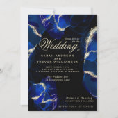 Bruiloft | Uitnodiging voor exotische koninklijke  (Voorkant)