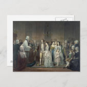 Bruiloft van George Washington briefkaart (Voorkant / Achterkant)