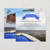 Bruiloft van Liefde | Bruiloft op Cruiseschip/Best Kaart (Voorkant / Achterkant)