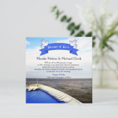 Bruiloft van Liefde | Bruiloft op Cruiseschip/Best Kaart (Staand voorkant)