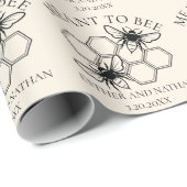 Bruiloft van Meant to Bee Cadeaupapier (Rol Hoek)