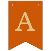 Bruiloft verbrande Sinaasappel eenvoudige bruid & Vlaggetjes (Tweede vlag)