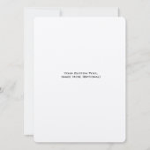 bruiloft, verjaardag | Maak uw eigen personele Save The Date (Achterkant)