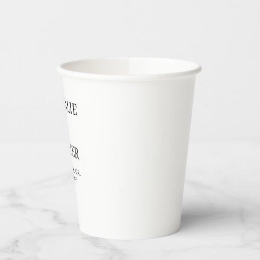 Bruiloft Verloving Vrijgezellenfeest Party Supplie Papieren Bekers (Links)