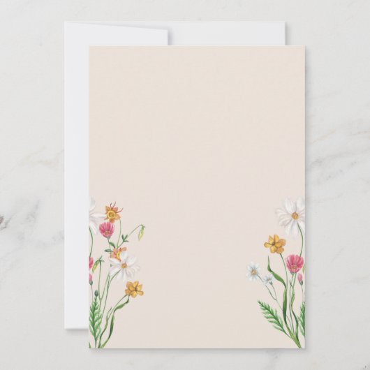 Bruiloft vieren in stijl kaart (Achterkant)