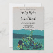 bruiloft voor de bestemming van de vissersboot ma kaart (Voorkant)