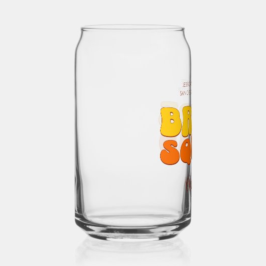 Bruiloft vrijgezellenfeest Bruid Trouwjurk Bruidsm Blikvorm Glas (Rechts)