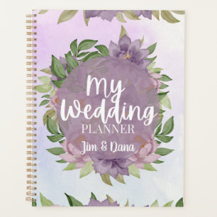 Bruiloft waterverf planner