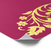 Bruiloft Website Banner Digitaal Bestand Downloade Poster (Hoek)