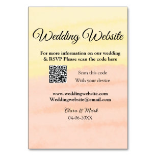 Bruiloft website toevoegen Q R-code scan voeg naam Kaart