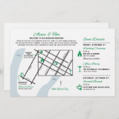 Bruiloft Weekend Welkomstkaart - CUSTOM voor ALEXI (Voorkant / Achterkant)