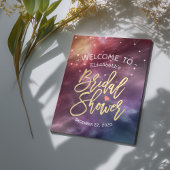 Bruiloft Welcome Galaxy Nevel Sterrenbeelden Poster