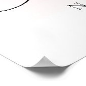 Bruiloft Welcome Roze Roze Goud Glitter Poster (Hoek)