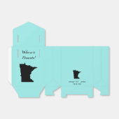 Bruiloft Welkom bij Minnesota Favor Box State Kaar Bedankdoosjes (Uitgevouwen)