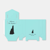 Bruiloft Welkom in New Hampshire Favor Box, kaart Bedankdoosjes (Uitgevouwen)