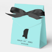 Bruiloft Welkom Mississippi Favor Box State Kaart Bedankdoosjes (Voorkant Zijde)