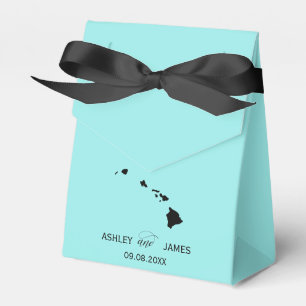 Bruiloft Welkom op Hawaii Favor Box State Kaart Bedankdoosjes