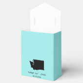 Bruiloft Welkom op Washington Favor Box met Kaart Bedankdoosjes (Geopend)