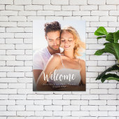 Bruiloft Welkomstbord Klassieke Typografie Poster