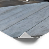 Bruiloft Welkomstbord Poster met Gepersonaliseerd (Hoek)