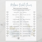 Bruiloft wil ze liever Vrijgezellenfeest spel bloe (Voorkant)