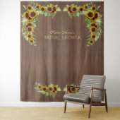 Bruiloft Zonneschijn Bruidsshower Schuur Fotobooth Wandkleed (In situ)