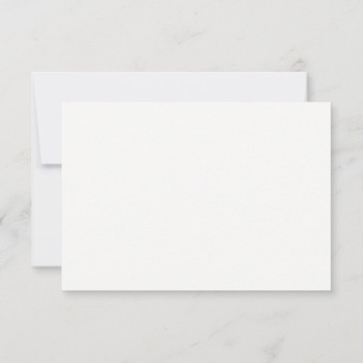 bruiloft | Zwart-wit en Solid Back RSVP (Achterkant)