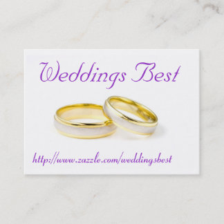 Bruiloften Best Visitekaartje